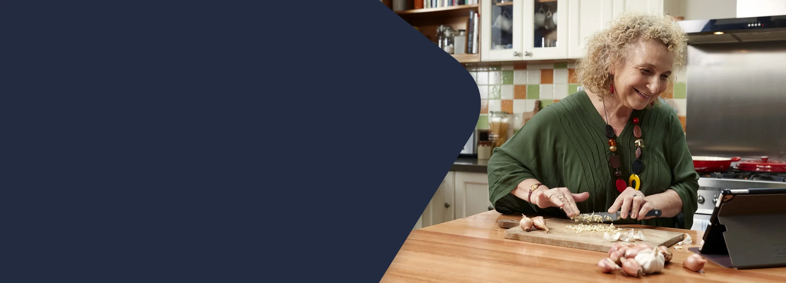 Couple in kitchen